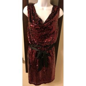 ♥️Apt 9. Sequin Party Dress in Burgundy♥️